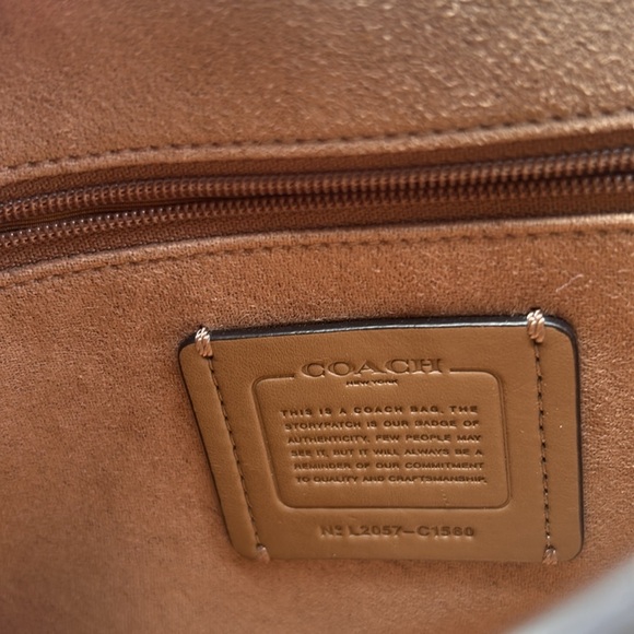 Coach Marlie Top Handle Satchel pebbled leather with Snakeskin detail, EUC - Picture 8 of 17